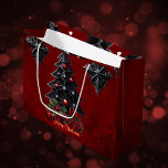 wonderful gothic christmas tree  large gift bag