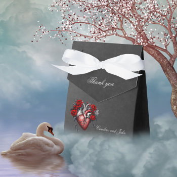 Wonderful Gothic Victorian Heart Favor Boxes by stylishdesign1 at Zazzle