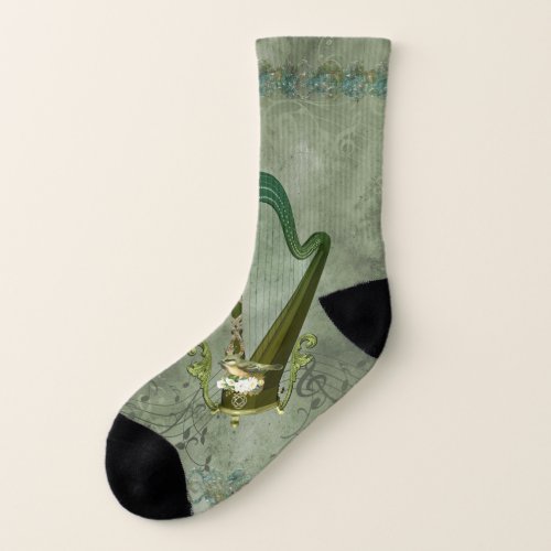 Wonderful harp socks