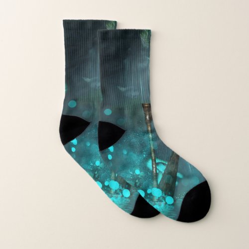 Wonderful harp socks