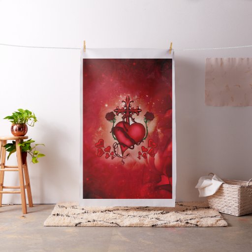 Wonderful heart fabric