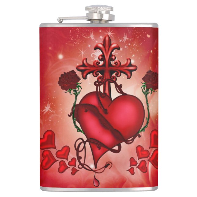 Wonderful heart flask (Front)