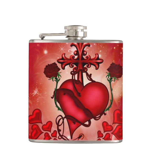 Wonderful heart flask (Front)