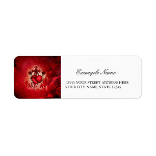 Wonderful heart label