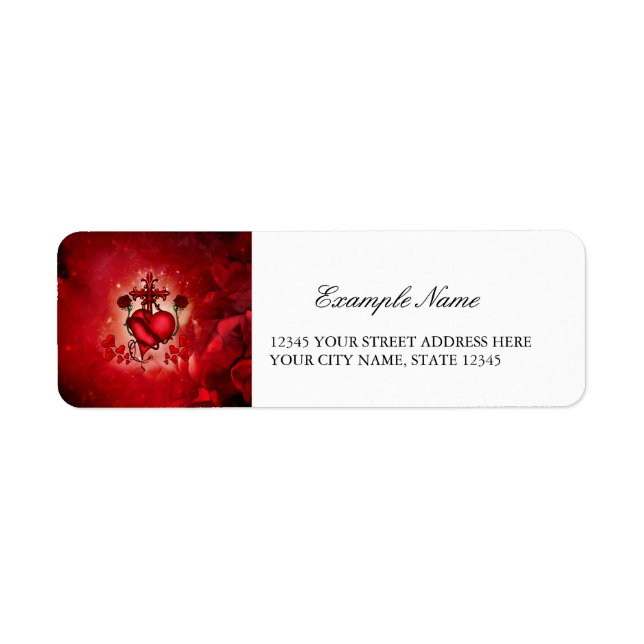 Wonderful heart label (Front)