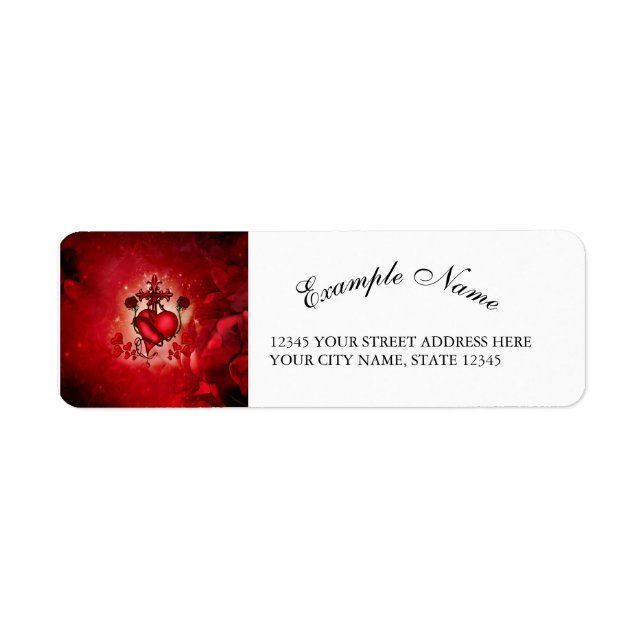 Wonderful heart label (Front)