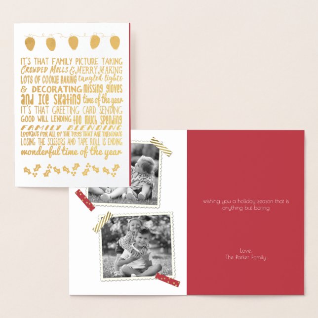 Wonderful Holiday Chaos Foil Card (Display)