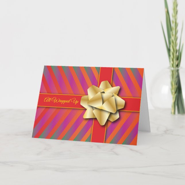 Wonderful Holiday Folded Card (Front)