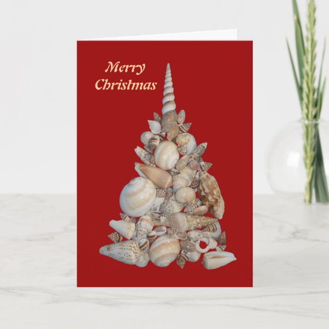 Wonderful Holiday Sea Shell Card (Front)