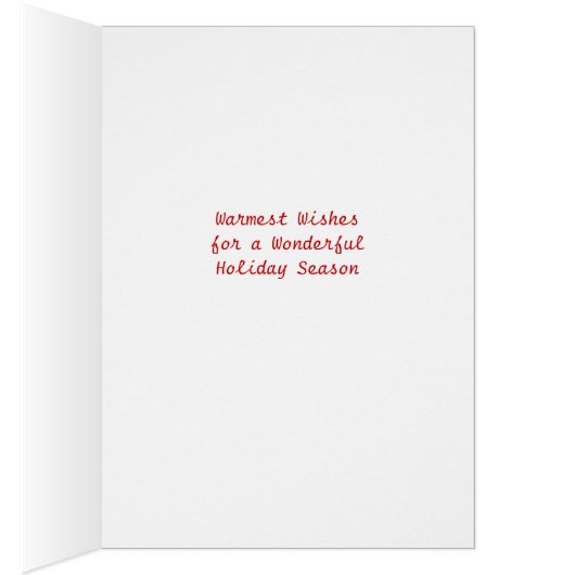 Wonderful Holiday Season Card (Inside (Right))