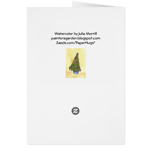 Wonderful Holiday Season Card (Back)