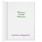 Wonderful Holiday Season Card (Inside (Right))