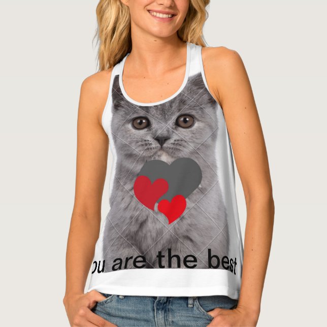 Wonderful Lady Splash T Tank Top (Front)