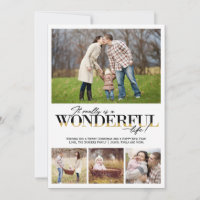Wonderful Life 4 PH | Christmas Photo Card