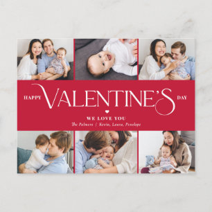 Wonderful Life Editable Color Valentine's Postcard