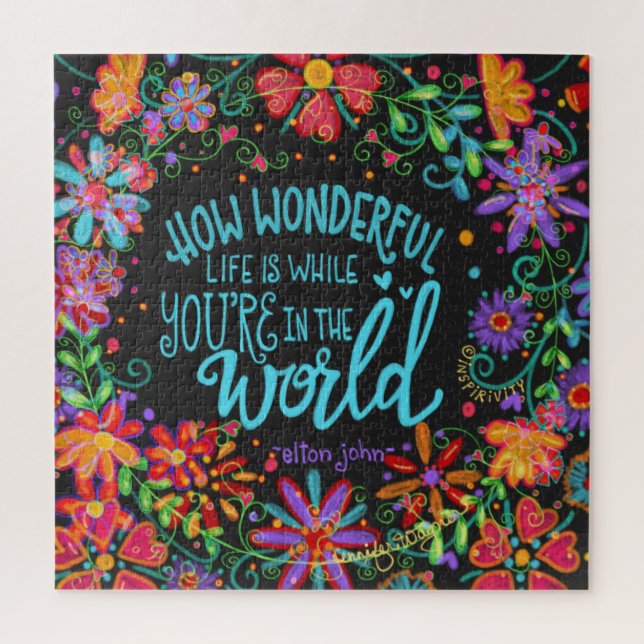 Wonderful Life “Inspirivity” Jigsaw Puzzle (Vertical)