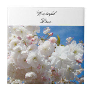 Wonderful Love gifts Blossoms Flowers tile Wedding