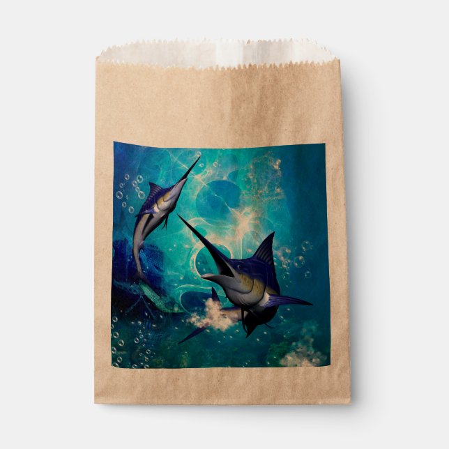 Wonderful marlins favor bag (Front)