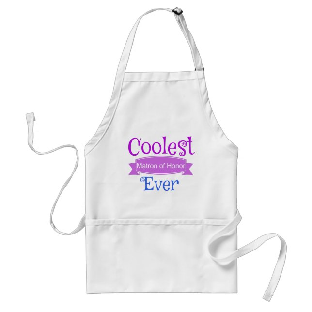 Wonderful Matron of Honor Adult Apron (Front)