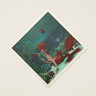 Wonderful mermaid napkins