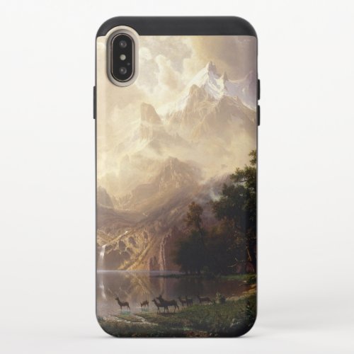 wonderful mountain landscape iPhone XS max slider case