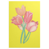  Tulip Watercolor Flower Nature Bouquet Flora T-Shirt