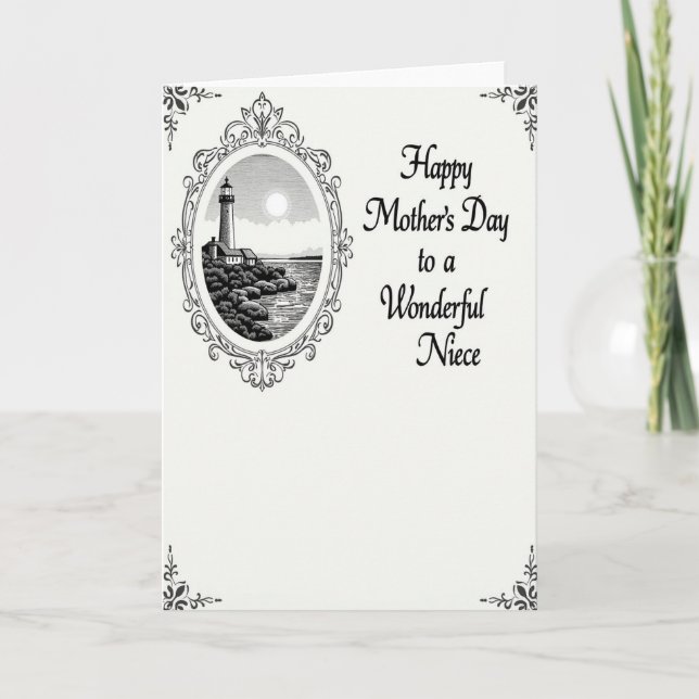 Wonderful Niece Day Greeting Card (Front)