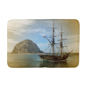 Wonderful Old Ship Bath Mat! Bathroom Mat