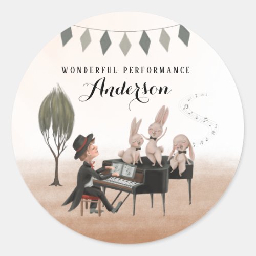 Wonderful Performance Pianist Sticker