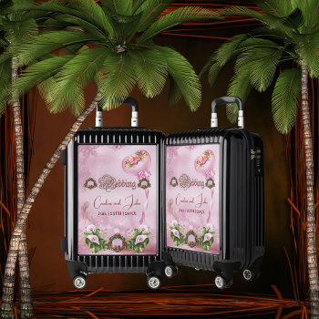 Wonderful Pink Callas Lily Luggage by stylishdesign1 at Zazzle