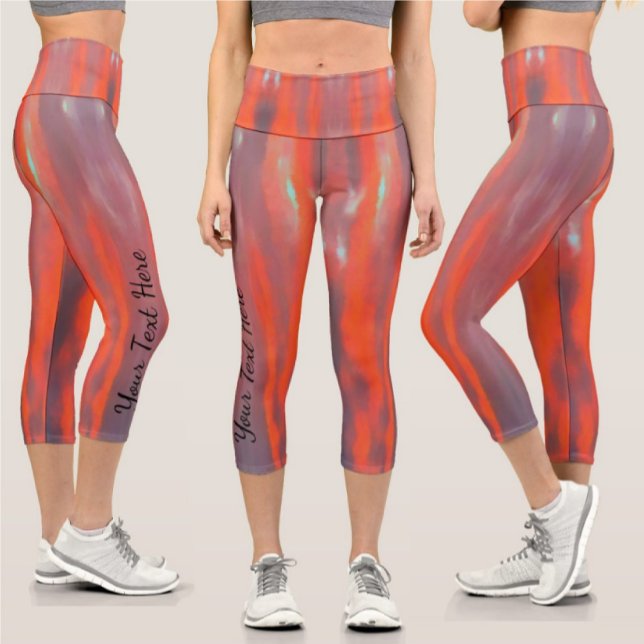 Wonderful Puerto Vallarta Sunset Sky 1490 Capri Leggings (Creator Uploaded)