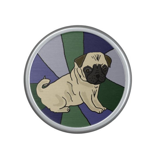 Wonderful Pug Dog Bluetooth Speaker (Front)