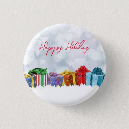Wonderful Rainbow Christmas Gifts  Button