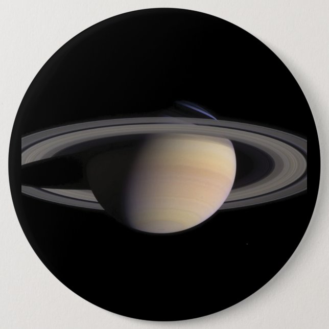 Wonderful Saturn Picture from NASA Button (Front)