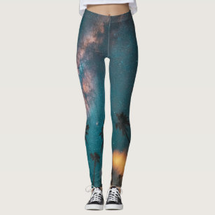 SEALIFE white and blue Capri Leggings