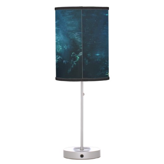Wonderful Sea Turtle Underwater Life Table Lamp (Back)