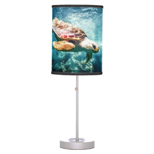 Wonderful Sea Turtle Underwater Life Table Lamp