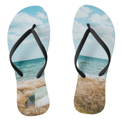 Wonderful Seascape Flip Flops