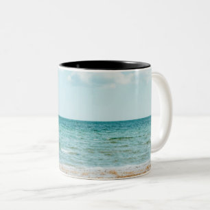 Wonderful Seascape Two-Tone Coffee Mug