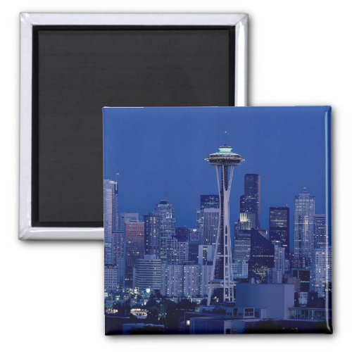 Wonderful Seattle Washington Downtown Space Needle Magnet