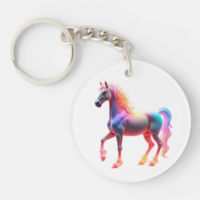 Wonderful Shiny Horse Keychain (Front)