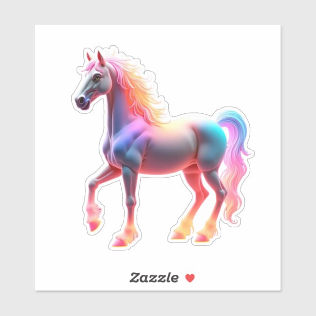 Wonderful Shiny Horse Sticker (Sheet)