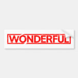Wonderful Stamp Bumper Sticker