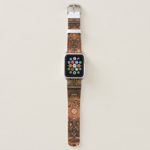 Wonderful steampunk design apple watch band