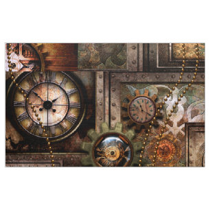 Wonderful steampunk design fabric