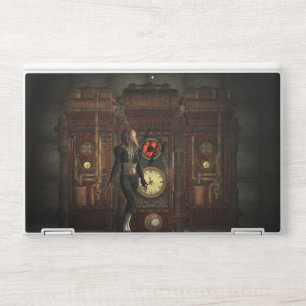 Wonderful steampunk design HP laptop skin