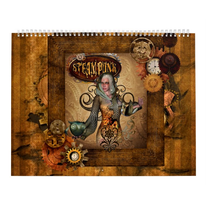 Wonderful steampunk designs calendar