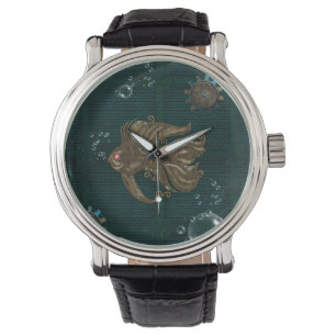 Wonderful steampunk fish. watch