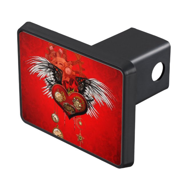 Wonderful steampunk heart hitch cover (Top Right)