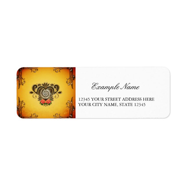 Wonderful steampunk heart. label (Front)